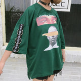Harajuku Oversize Pierced Street Fashion Tee