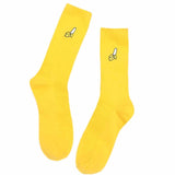 Cartoon Fruit Embroidery Candy Socks