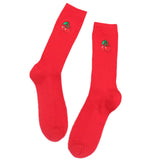 Cartoon Fruit Embroidery Candy Socks