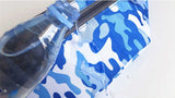 Unisex Blue Camouflage Waterproof Anti theft Fanny Pack