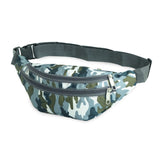 Unisex Blue Camouflage Waterproof Anti theft Fanny Pack