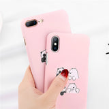 Kawaii Pink Panda Phone Cases