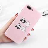 Kawaii Pink Panda Phone Cases