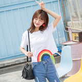 Kawaii Rainbow Crop Top
