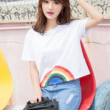Kawaii Rainbow Crop Top