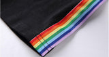 Rainbow Trim Harajuku T-Shirt (2 Colors)
