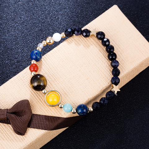 Handmade Eight Planets Guardian Star Bracelet