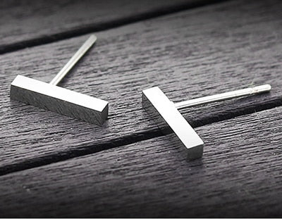 Rectangle K Fashion Studs