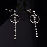 Ball Chain Dangle Earrings