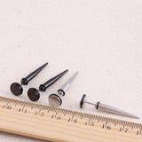 Needle Tip Stud Earrings