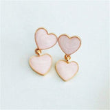 Drip Heart-Shaped Earrings